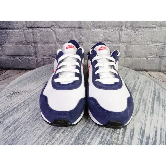 Nike MD Valiant GS Midnight Navy/Picante Red Youth 6.5Y Women 8 New in Box - Picture 4 of 13